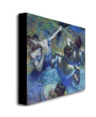Trademark Global Edgar Degas 'Blue Dancers 1899' Canvas Art - 24" x 24"