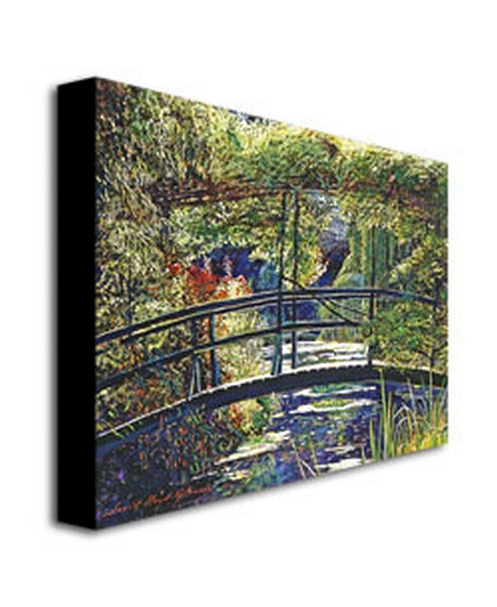 Trademark Global David Lloyd Glover 'Giverny Footbridge' Canvas Art ...