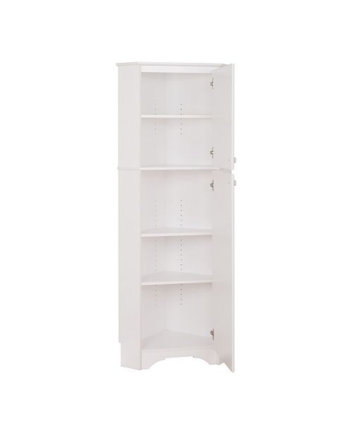 Prepac Elite Tall 2 Door Corner Storage Cabinet Reviews