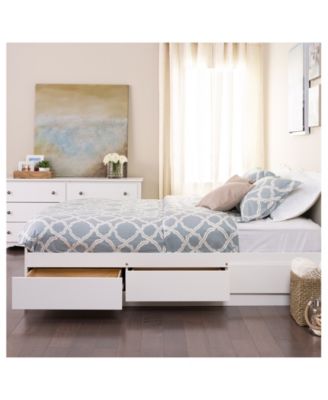Prepac Full Mate's Platform Storage Bed with 6 Drawers