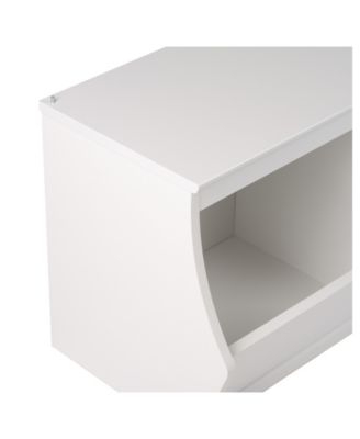Prepac Monterey Stacked 6-Bin Storage Cubbie