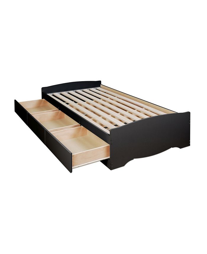 Prepac Twin Xl Mate S Platform Storage, Twin Bed Frame With Storage Macy S
