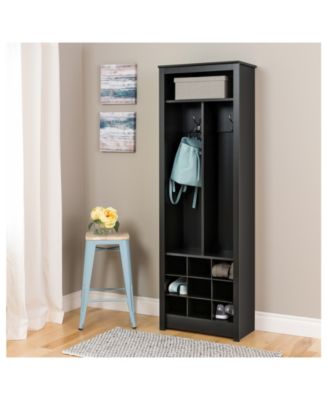 Prepac Space-Saving Entryway Organizer with Shoe Storage