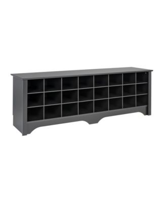 Prepac 24 Pair Shoe Storage Cubby Bench - Macy's