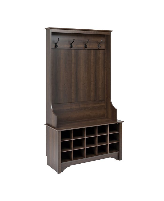 Prepac Hall Tree with Shoe Storage Macy's