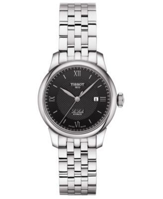 Women's Swiss Automatic Le Locle Stainless Steel Bracelet Watch 29mm