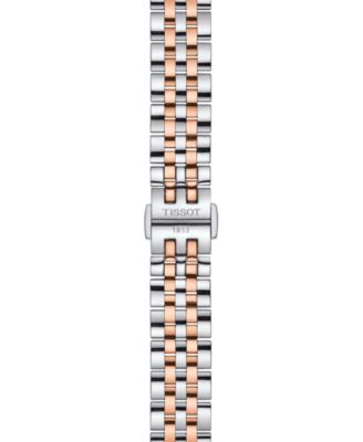 Women's Swiss Automatic Le Locle Diamond-Accent Two-Tone Stainless Steel Bracelet Watch 29mm