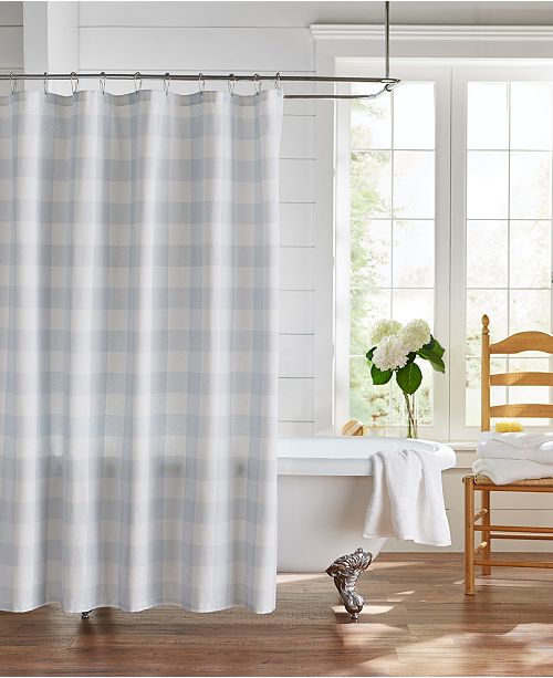 Elrene Farmhouse Living Buffalo Check 72"X72" Shower Curtain & Reviews