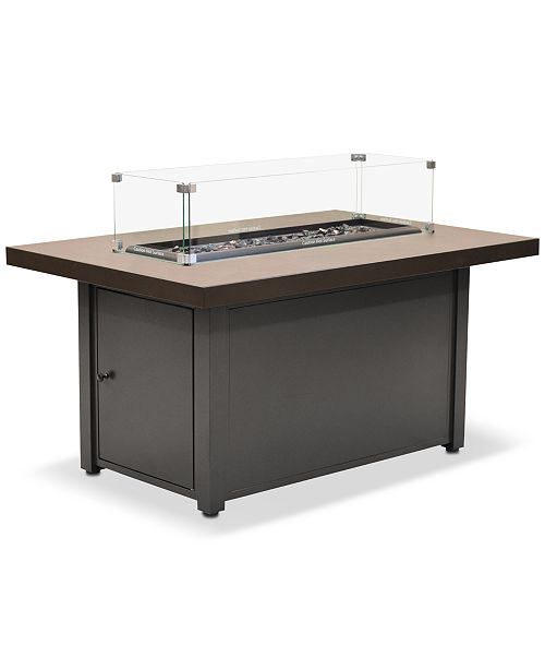 Furniture Cal Sil Rectangle Fire Pit Table Reviews Furniture