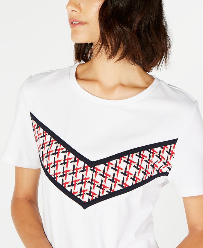 Tommy Hilfiger Graphic Crewneck Top, Created for Macy's - Macy's