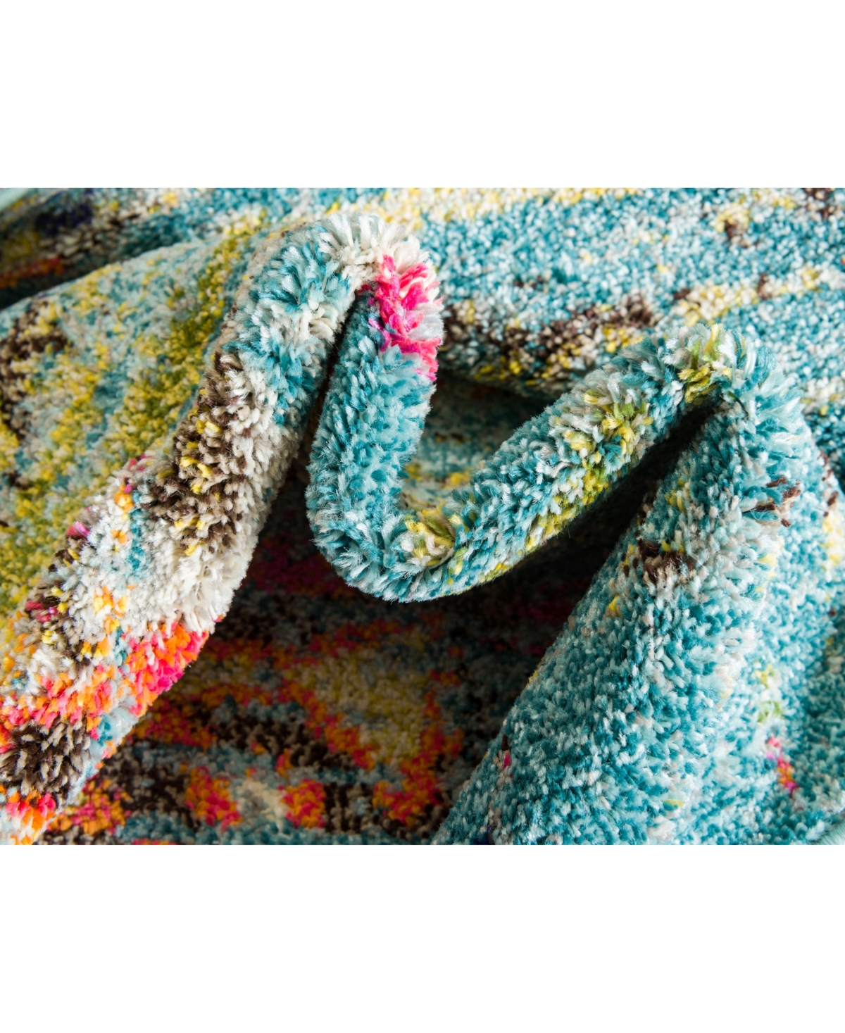 Bayshore Home Brio Bri910' Area Rug - Turquoise