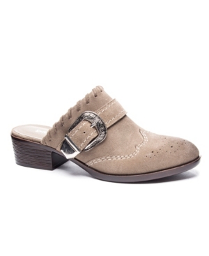 image of Dirty Laundry Waltz Split Western Mules Women-s Shoes