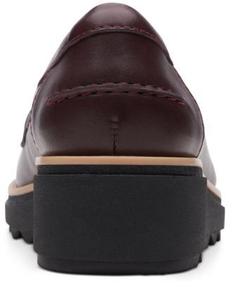 clarks collection women's sharon gracie platform loafers
