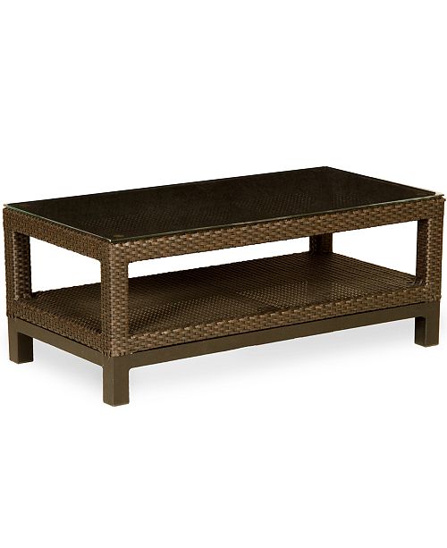 Furniture Belize Wicker Outdoor Coffee Table, Created for Macy's