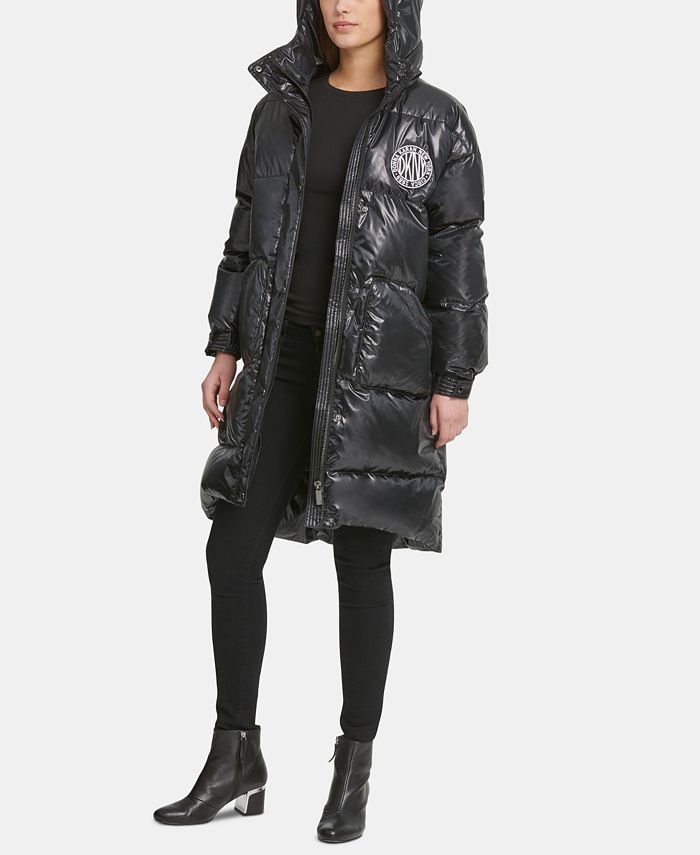 DKNY Oversized Hooded Puffer Coat Macy's