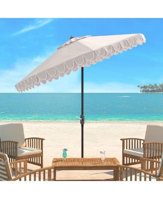 Elegant Valance 9' Auto Tilt Umbrella