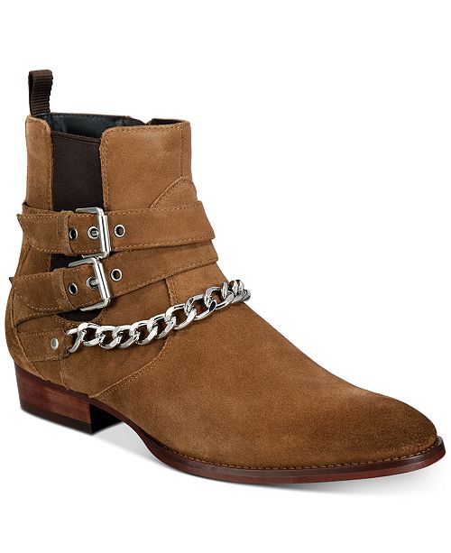 formal chain boots for men