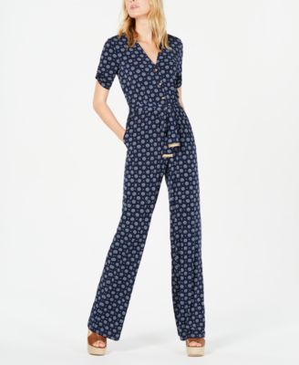 michael kors jumpsuit blue