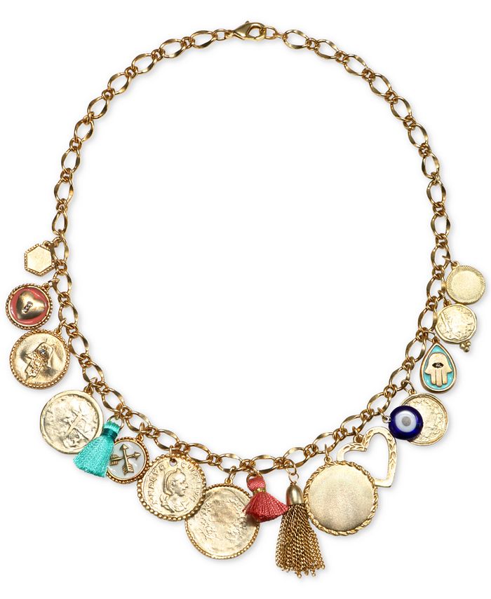 Capwell & Co Capwell Charm Tassel Necklace - Macy's