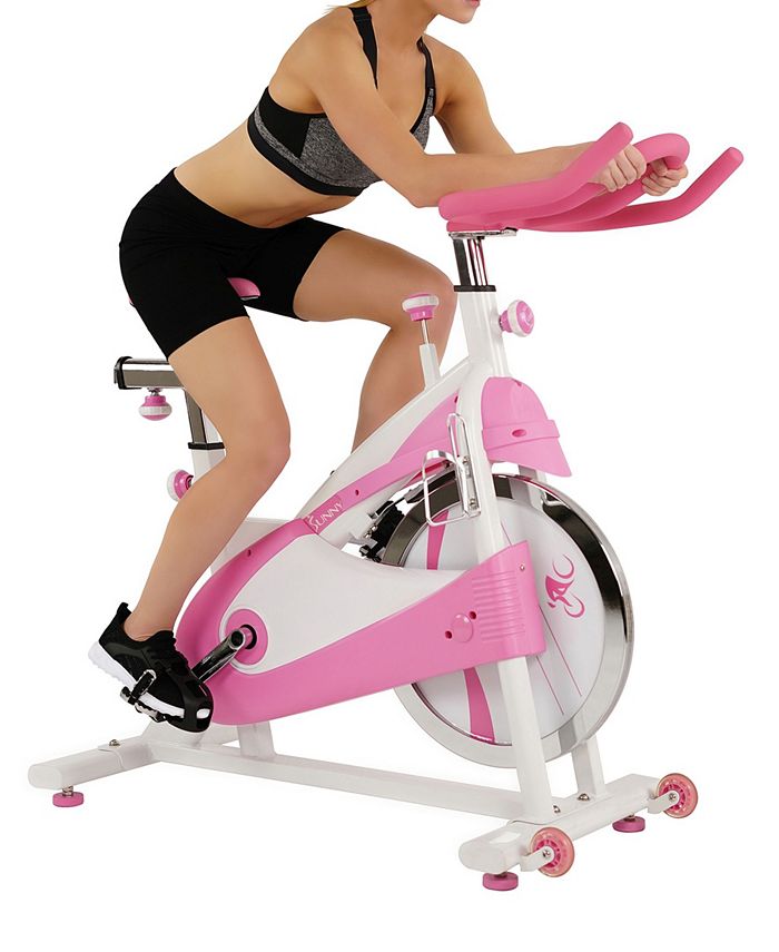 Sunny Health & Fitness Sunny Health and Fitness Pink Indoor Cycling ...