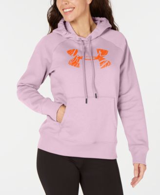 under armour hoodie women pink