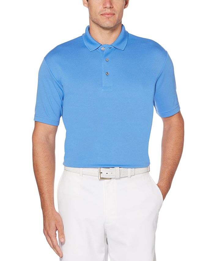 PGA TOUR Men's Slim Airflux Golf Polo Shirt - Macy's