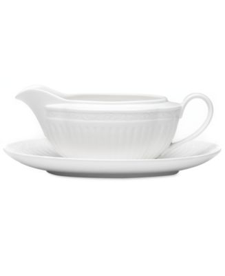 Mikasa Dinnerware, Italian Countryside Gravy Boat with Stand - Macy's