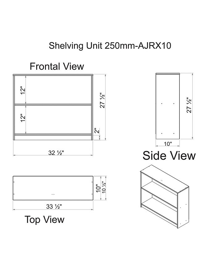 Alaterre Furniture Roxy Junior Loft Bed with Storage Drawers, Bookshelf