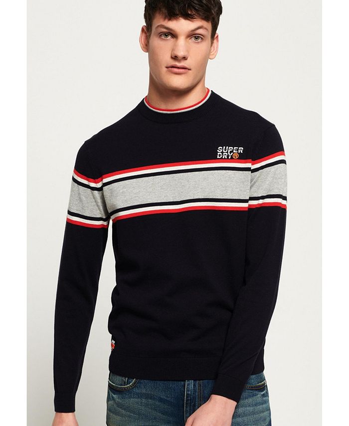 Superdry Men's Parallel Stripe Crewneck Sweater - Macy's