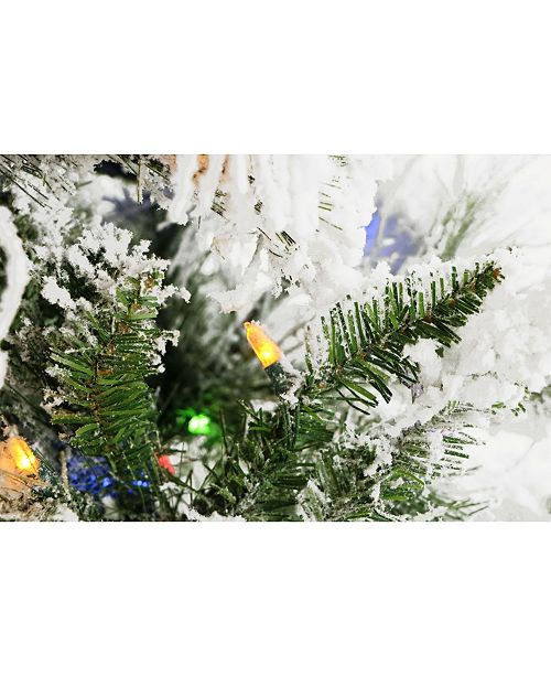 Christmas Time 6 5 Frosted Fir Snowy Artificial Christmas Tree