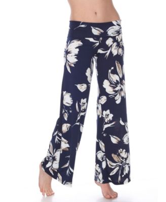 Flower Print Palazzo Pants