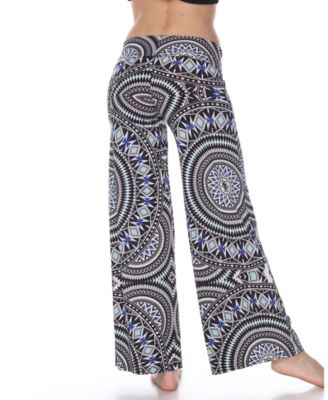 Geometric Print Palazzo Pants