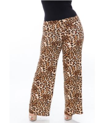 Plus Size Printed Palazzo Pants