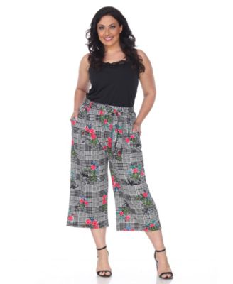 plus size gaucho pants