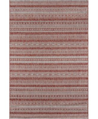 Villa Vi-04 Copper 3'11" x 5'7" Outdoor Area Rug