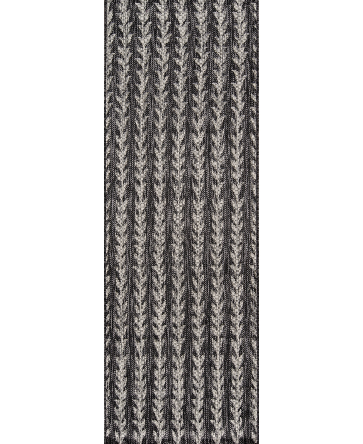 Novogratz Villa Vi-02 Charcoal 5'3" x 7'6" Outdoor Area Rug