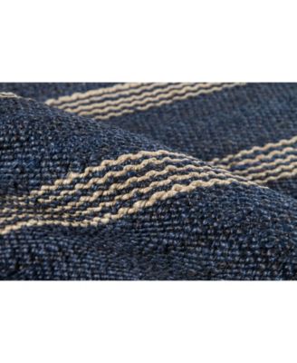 Novogratz Montauk Mtk-1 Navy 2'3" x 8' Runner Area Rug