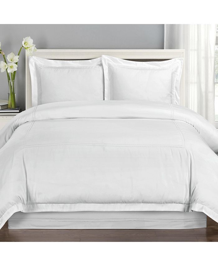 Lux Hotel Baratta Embroidered Queen Bed Skirt Macy's