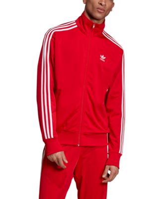 men's red adidas tracksuit