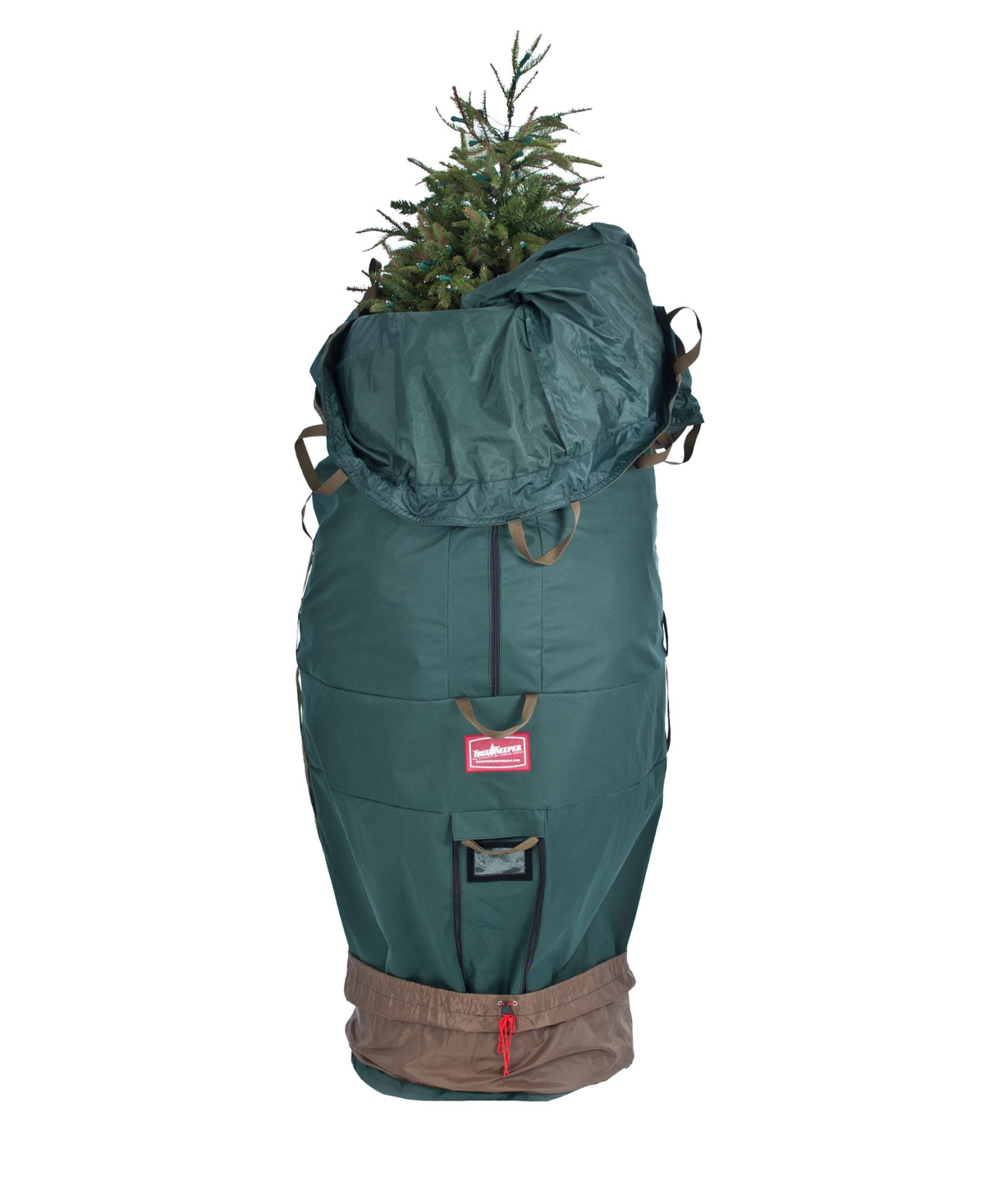 Large Girth Upright Christmas Tree Storage Bag - Green
