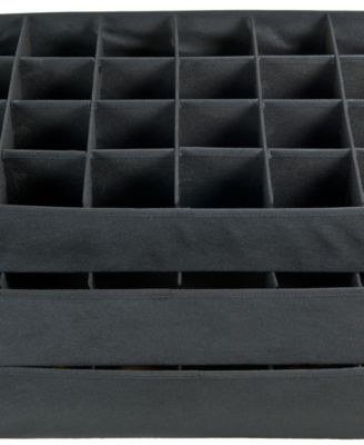 3 Tray Christmas Ornament Storage Box with Front Pocket