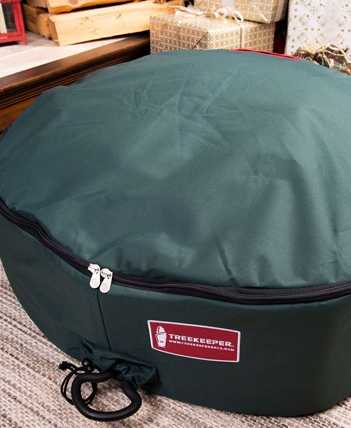 TreeKeeper 36” Wreath Storage Bag w/ Removable Handle Foam Lined Macy's