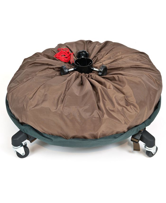 TreeKeeper Medium Upright Tree Storage Bag w/ Rolling Tree Stand