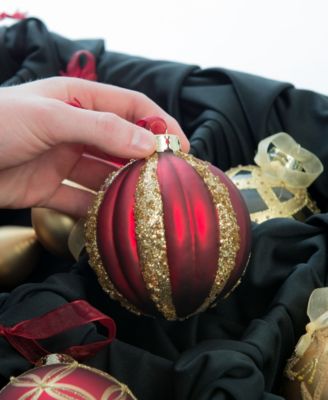 Christmas Ornament Storage Box with Adjustable Dividers