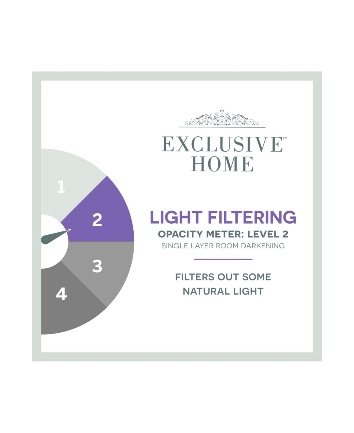 Exclusive Home Delano Indoor/Outdoor Grommet Top Curtain Panel Pair, 54