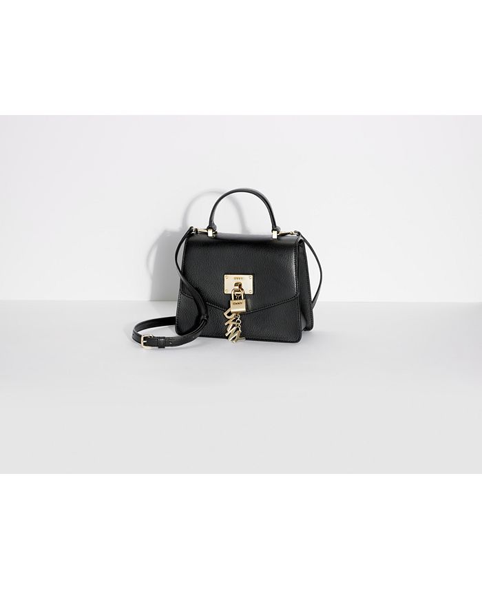 DKNY Elissa Top Handle Leather Satchel, Created for Macy's Macy's