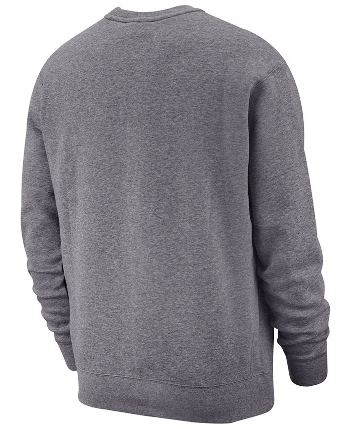 club fleece crew neck sweater