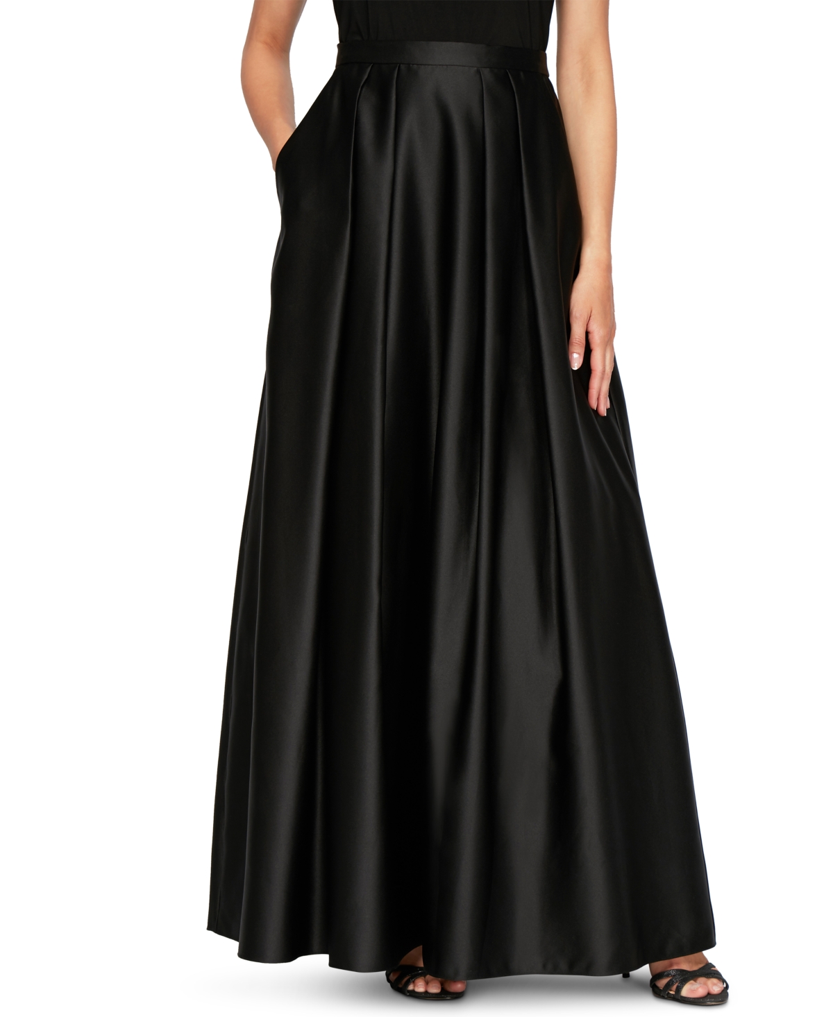Pocketed Ballgown Skirt - Black