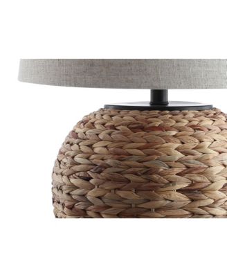 Alaro 24.5" Banana Leaf Basket LED Table Lamp