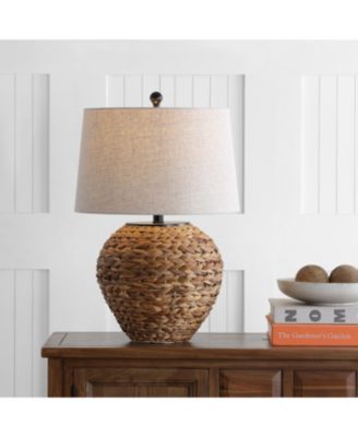 Alaro 24.5" Banana Leaf Basket LED Table Lamp